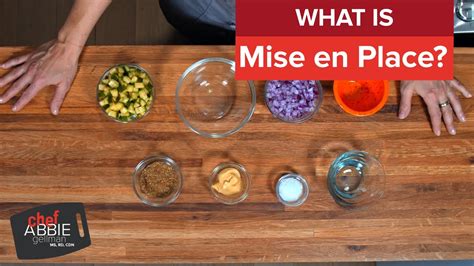 what is mise en place technique